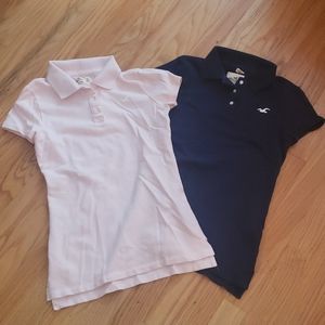 Bundle of 2 Hollister Stretch Polo Shirts